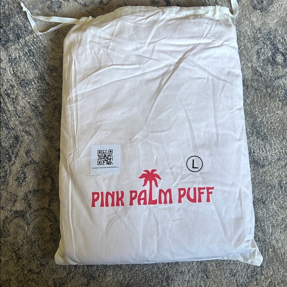 Pink Palm Puff hoodie - Picture 3 of 4